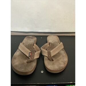 Rainbow Sandals Brown Leather Flip Flops   Size: Small US 5.5 - 6.5 Women's